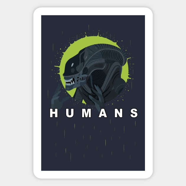 HUMANS Sticker by atizadorgris
